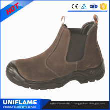 Chaussures de travail de sécurité en cuir nubuck femmes bottes